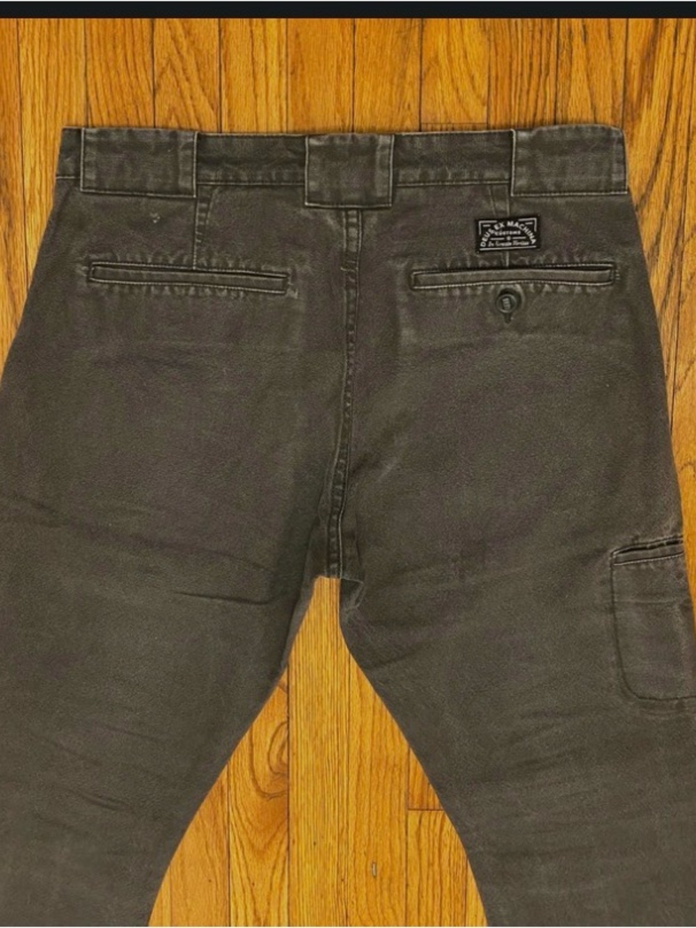 Deus Ex Machina Customs Canvas Workwear Pants 33x31 Sturdy Cotton Retail $125